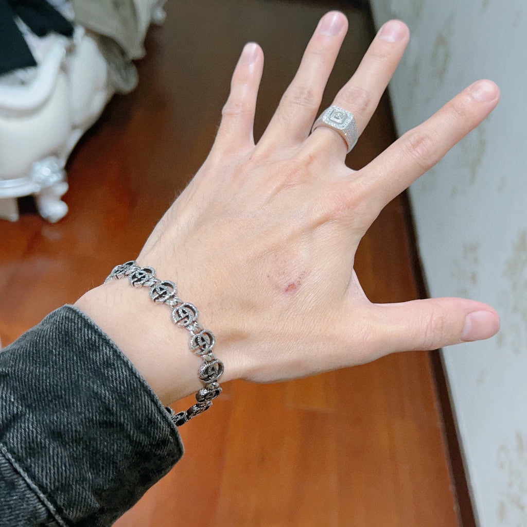 Double Gucci Interlocking Gucci Bracelet