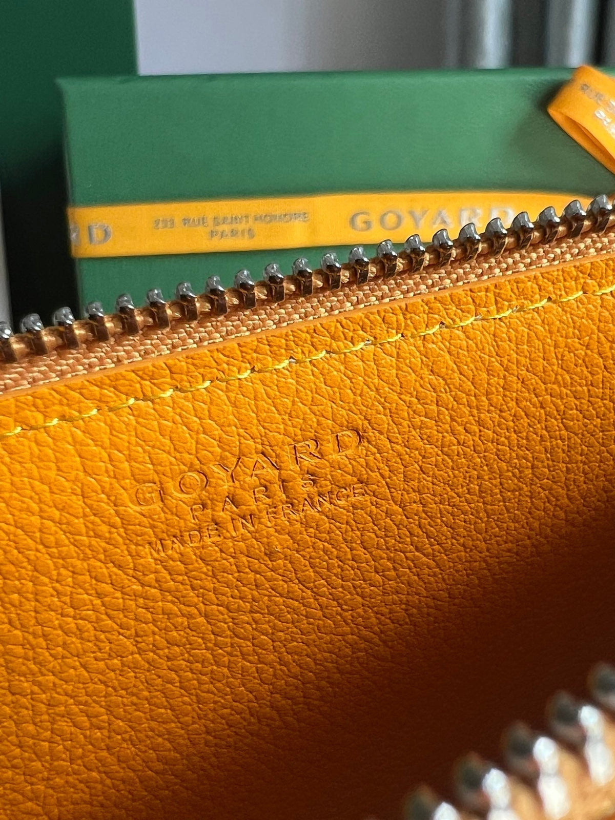 INSERT LOUISE 21 IN YELLOW GOYARDINE CANVAS
