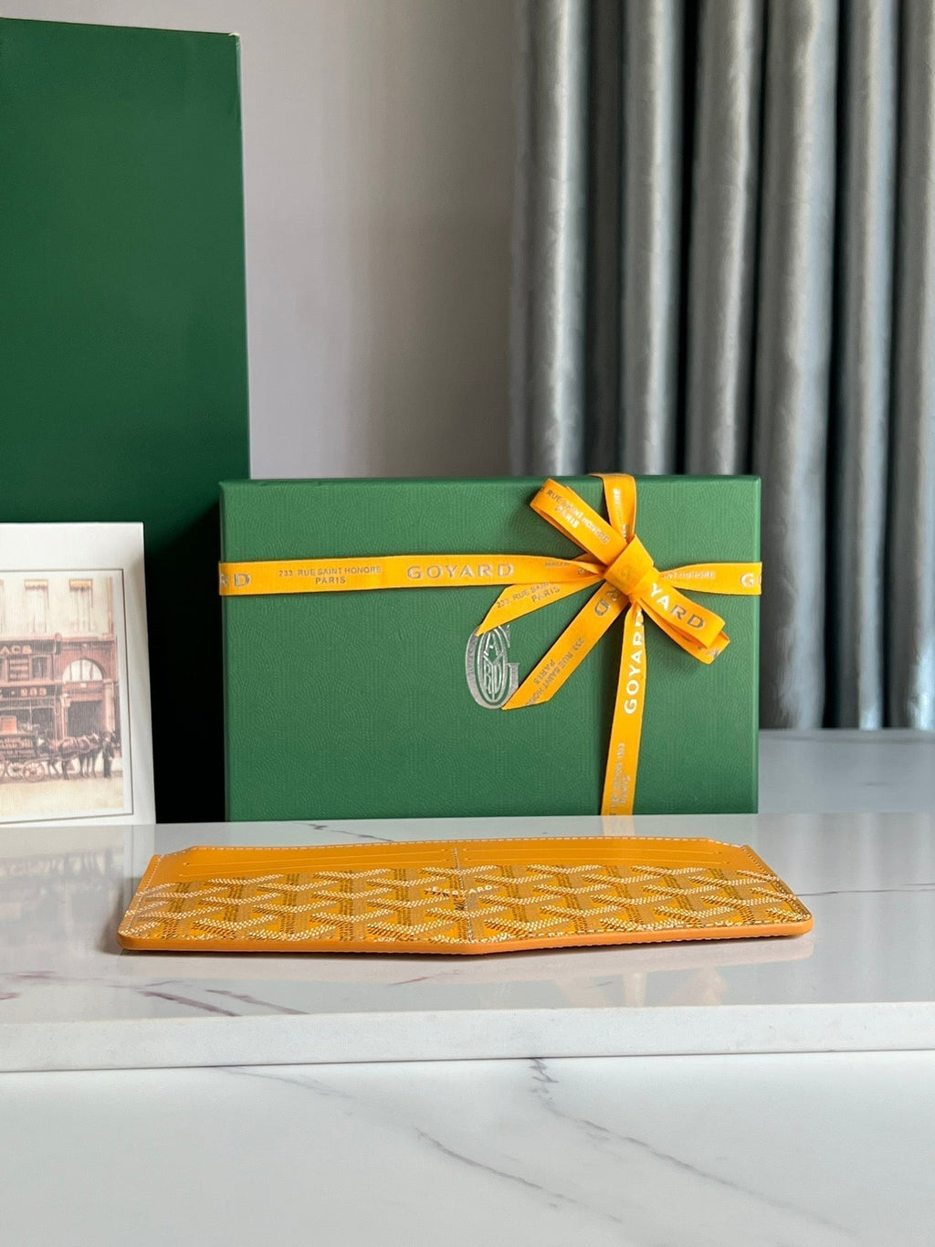 INSERT LOUISE 21 IN YELLOW GOYARDINE CANVAS