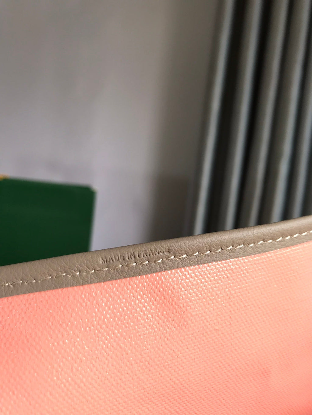 SAINT LOUIS PM 40 IN GREY MIX PINK GOYARDINE CANVAS AND CALFSKIN