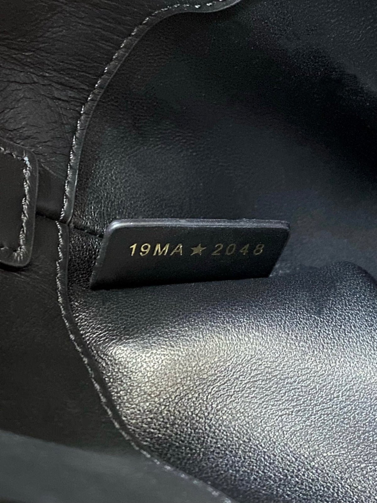 DIOR MINI TOUJOURS BUCKET BAG 18 IN BLACK CANNAGE CALFSKIN