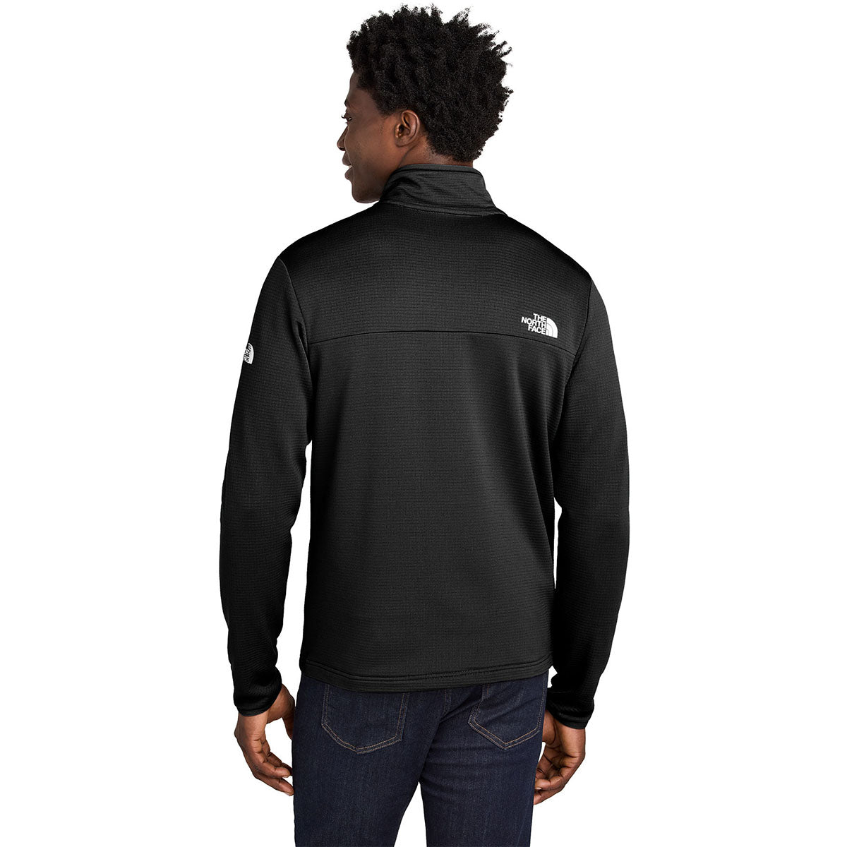 The North Face Men's TNF Black Aim Full-Zip Fleece Jacket