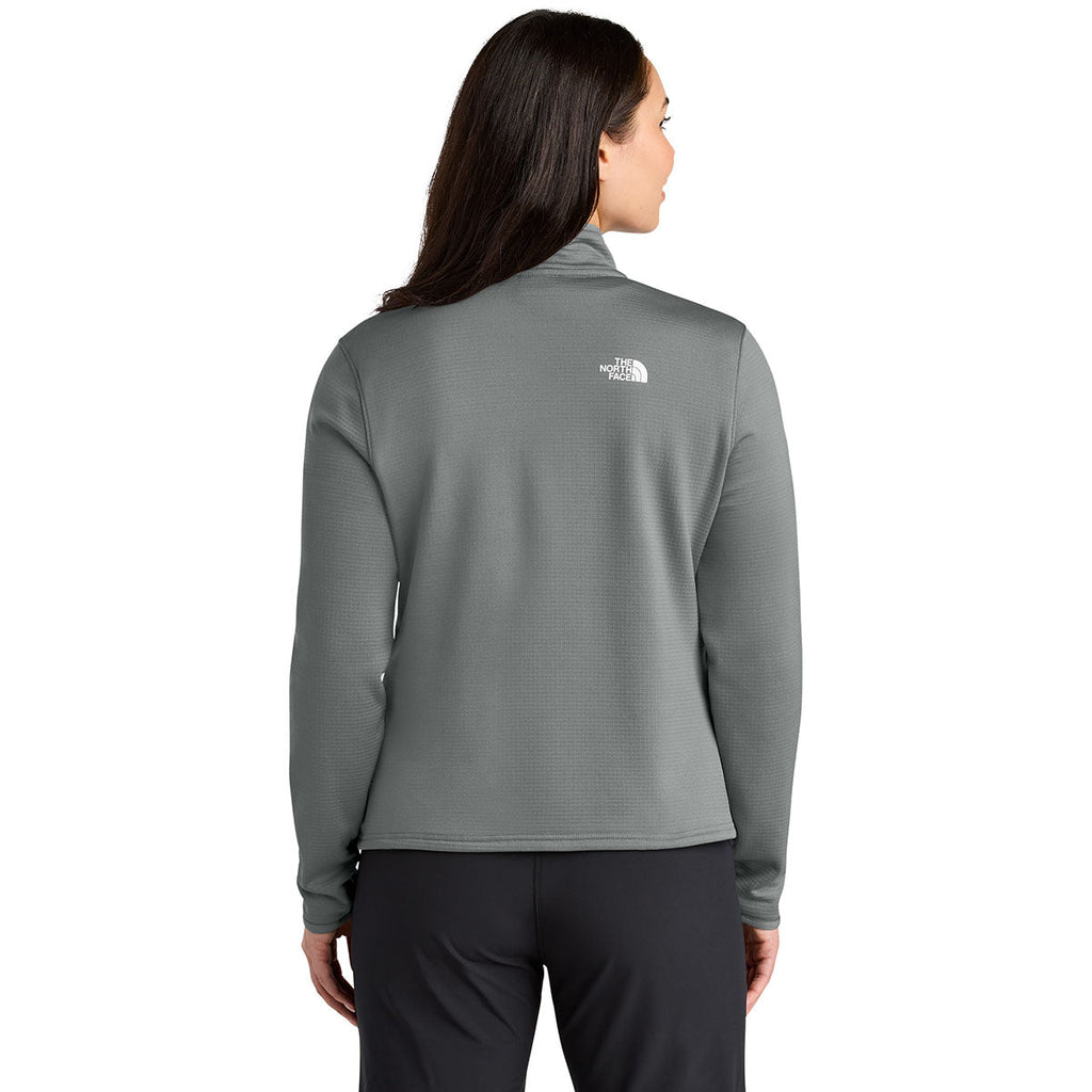 The North Face Women's Smoked Pearl Grey Aim 1/4-Zip Fleece