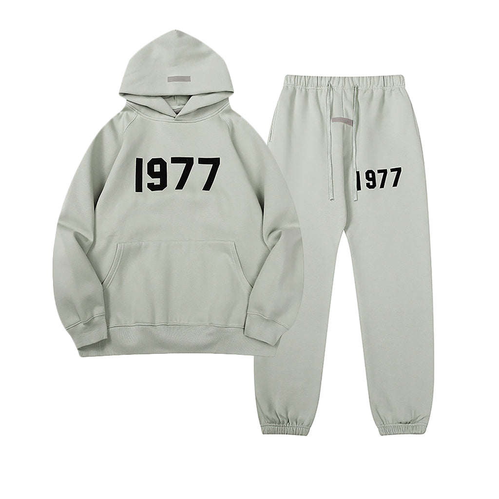 1977 Hoodie / Pants / Set - Green