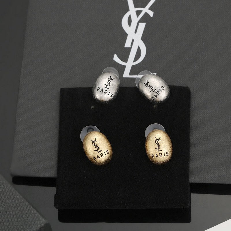 18K YSL Gold Earrings