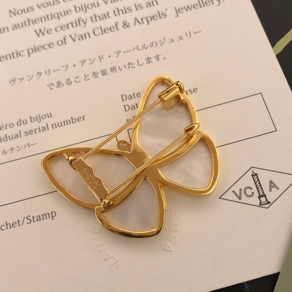 18K Butterfly Brooch