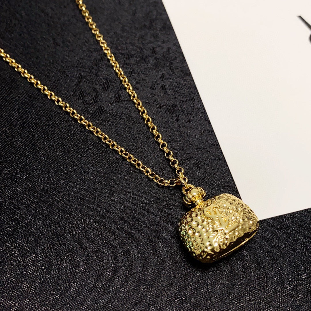 18K YSL Bag Pendant Necklace