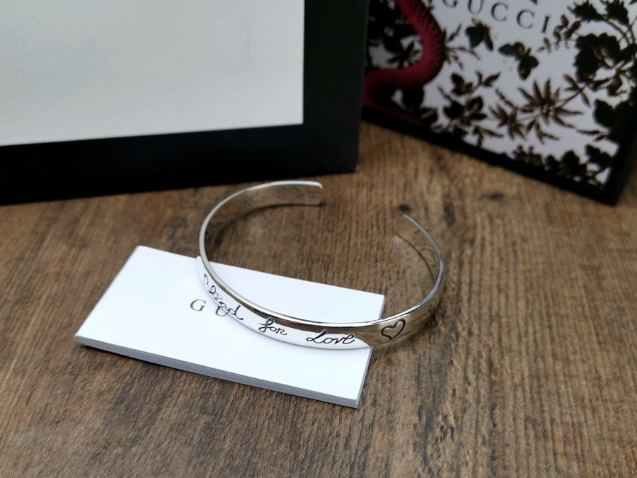 Double Gucci Blind For Love Bracelet
