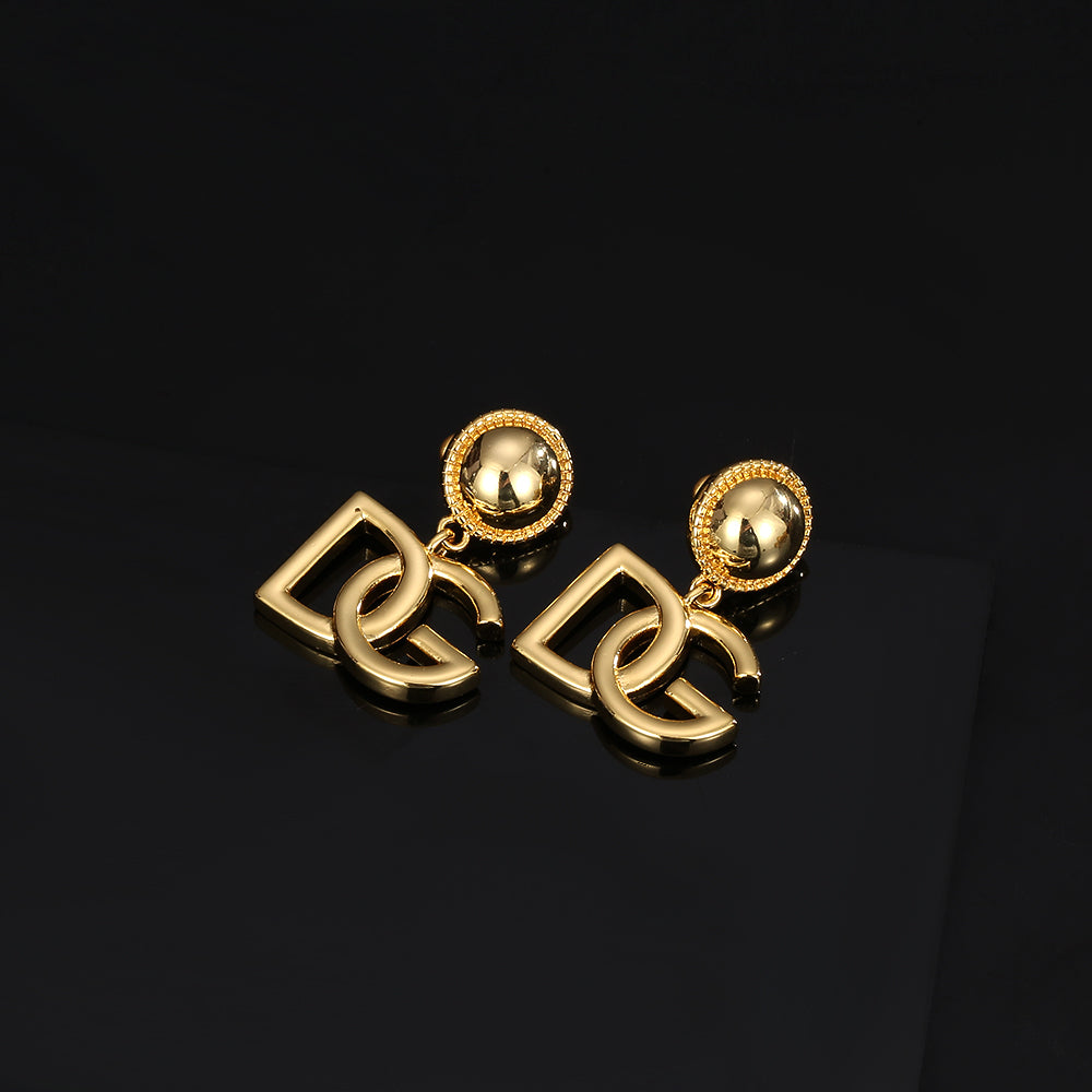18K DG Gold Earrings