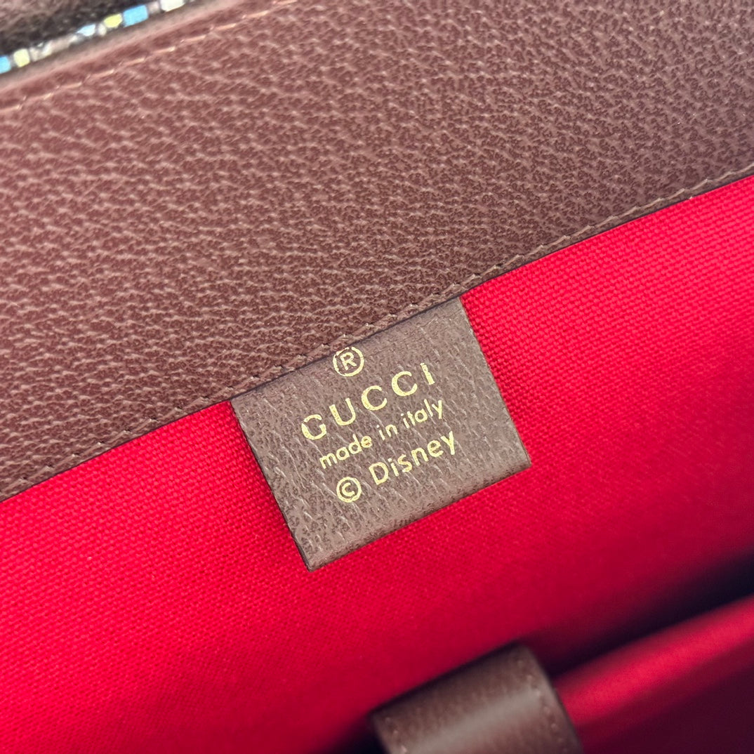GUCCI 25S BACKPACK 44 CM IN MULTICOLOR CALFSKIN