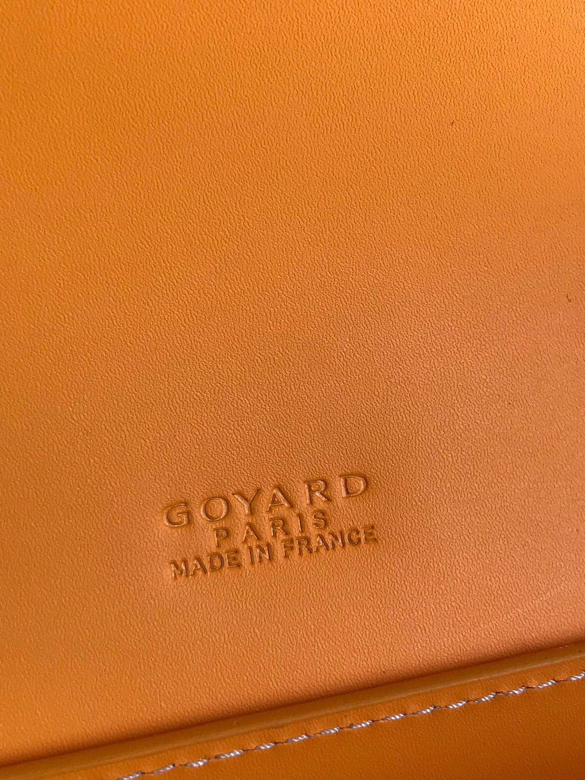 DUCHESSE MARIE-CAROLINE BAG 25 IN YELLOW GOYARDINE CANVAS AND SMOOTH CALFSKIN
