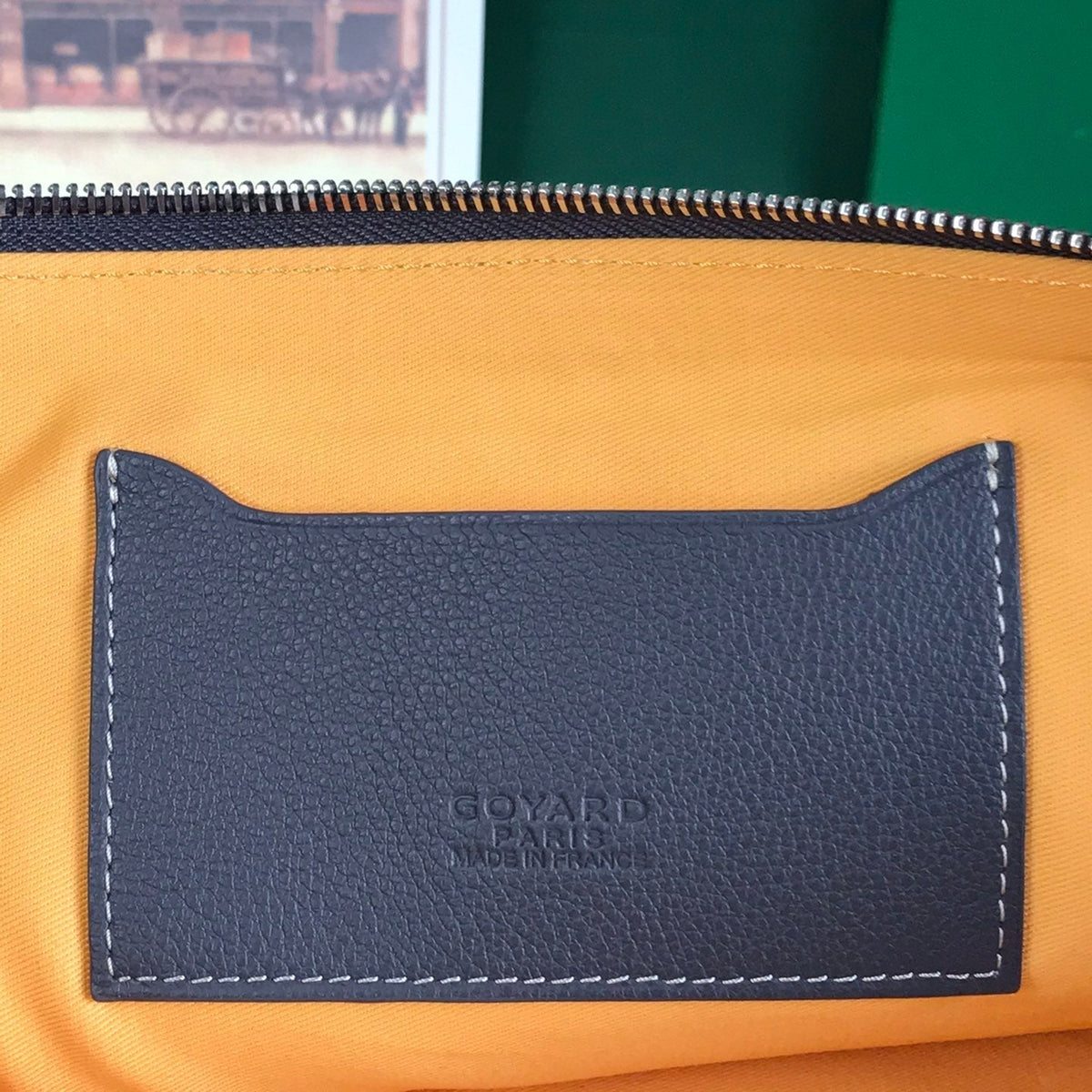 SÉNAT MGM POUCH 40 IN GREY GOYARDINE CANVAS